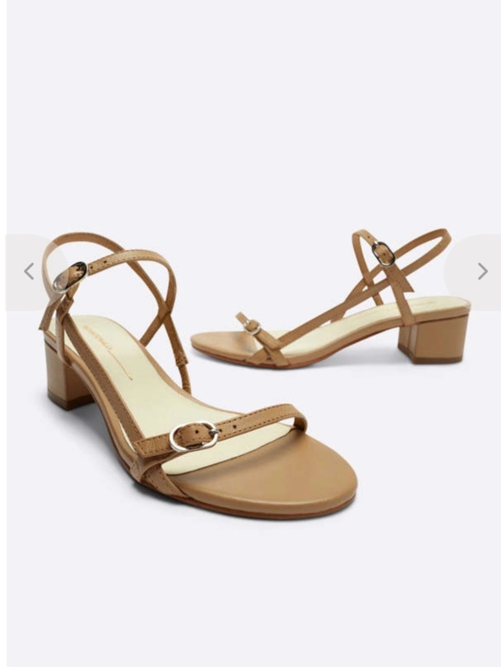 Intentionally Blank Toast Natural Sole Heels